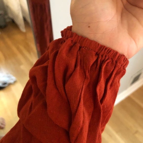 Urban Outfitters Rust Long Sleeve Romper - Picture 7 of 7